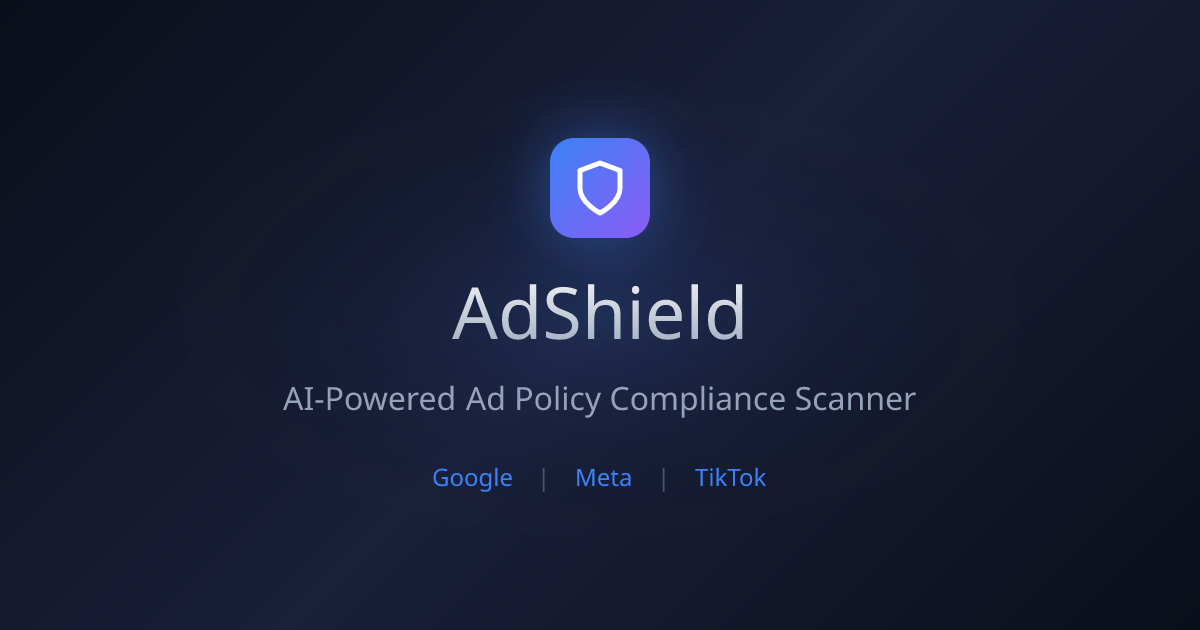 AdShield - AI Ad Policy Compliance Scanner